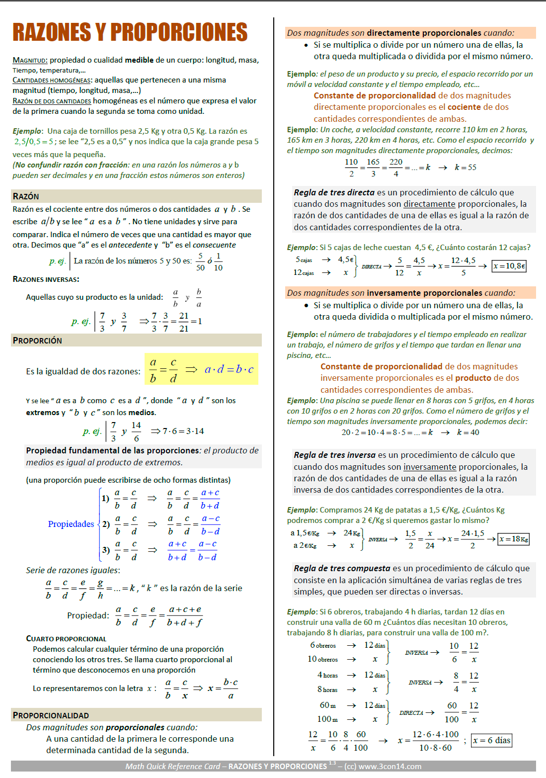 qrc razones y proporciones