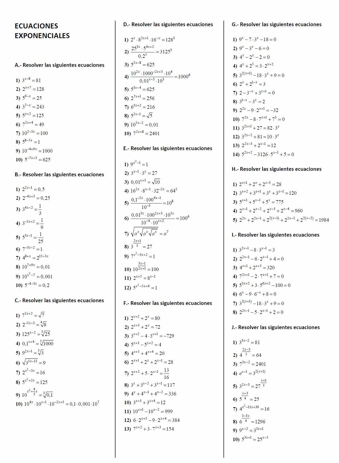 h006 ejer ecu exponenciales